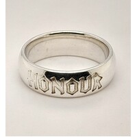 The Hobbit: An Unexpected Journey Steriling Silver 'Honour' Ring AUS L