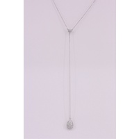 Sterling Silver Cubic Zirconia Necklace CLEARANCE