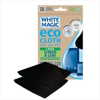 White Magic Microfibre Screen & Lens Eco Cloth