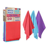 White Magic 3 Pack Rainbow Tea Towels