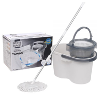 Microfibre Spin Mop - Handpress System Turbo - Spins 30% Faster