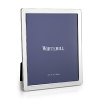Silver-plated Narrow Plain 20 x 25cm (8" x 10") Photo Frame