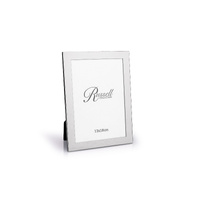 Nickel Plated Linen 13 x 18cm (5 x 7") Photo Frame