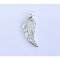 Sterling Silver Large Open Wing Charm