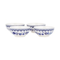 Darcy Collection Set of 4 Floral 10cm Coupe Bowls
