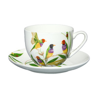 Eloise Short Lyric Collection Gouldian Finch 240ml Cup & Saucer