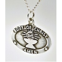 Sterling Silver My First Holy Communion Pendant