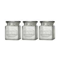 Set of 3 Olde English 500ml Glass Storage Jars