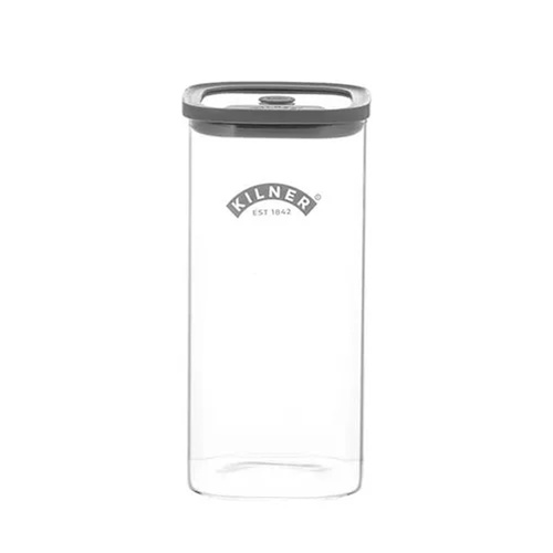 Kilner Fresh Storage 1.5 Litre Square Glass Jar