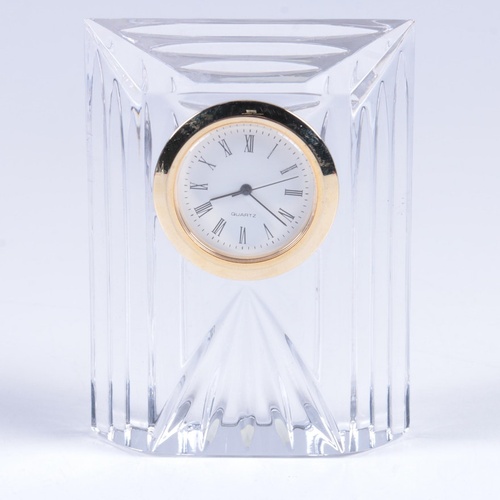 Bohemia Crystal 10cm Mantel Clock Model 046.200