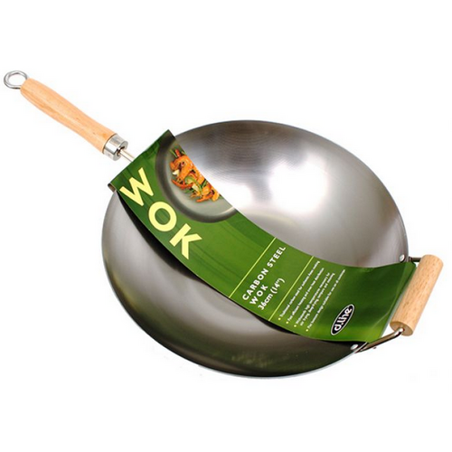 Carbon Steel 36cm Stir Fry Pan