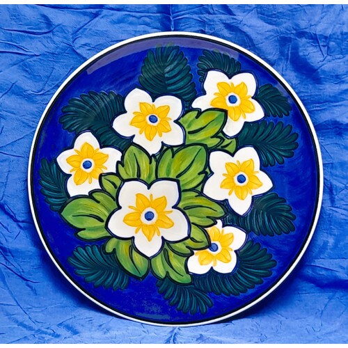 Royal Copenhagen The Country Flower Collection Night Flower Plate - Crazed glazing