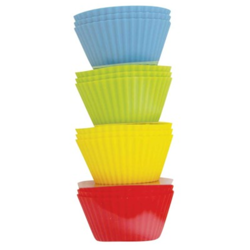 Pack of 12 Silicone 9cm Muffin Cups
