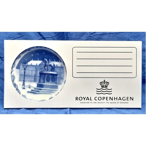 Royal Copenhagen 2007 Christmas Plaquette The Equestrian Statue 1407702