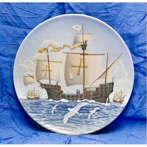 Bing & Grondahl Christopher Columbus The Discovery of America Plate