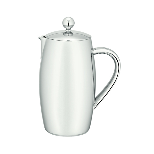 Deluxe 800ml/6 Cup Twin Wall Stainless Steel Coffee Plunger