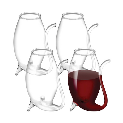 Avanti® Set of 4 Borosilicate Glass 75ml Port Glass Sippers 