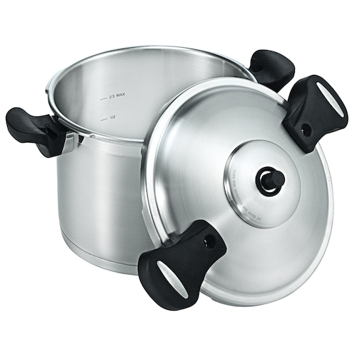 22cm/6 Litre Stainless Steel Pressure Cooker