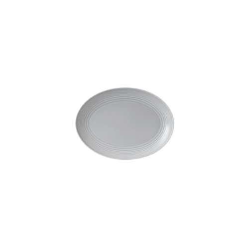 Gordon Ramsay Stoneware 'Maze' Light Grey 32cm Oval Platter