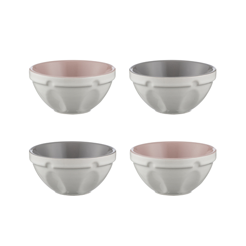 Innovative Kitchen Set of 4 Stoneware Food Preparation Bowls