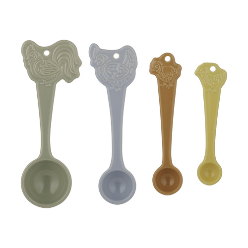 Mason Cash Home To Roost Set of 4 Measuring Spoons