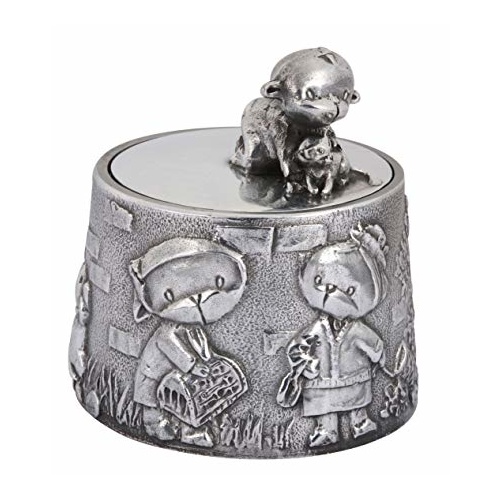 Home Safe Pewter Trinket Box