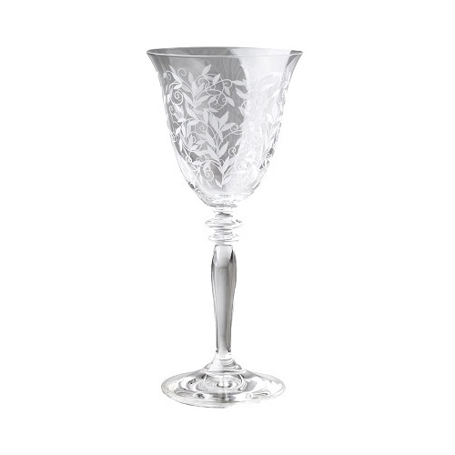 Harmony Set of 6 White Leaf 260ml Wine Goblets