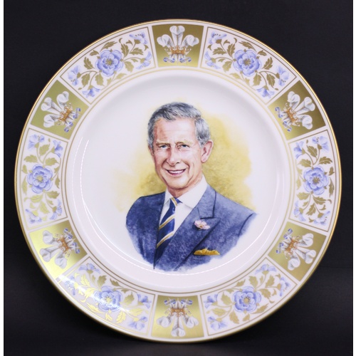 Celebrating Prince Charles 60th Birthday Plate PN356