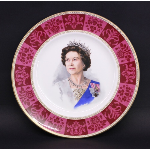 Royal Doulton Celebrating the 40th Anniversary of the Coronation of H.M. Queen Elizabeth II Plate - CLEARANCE