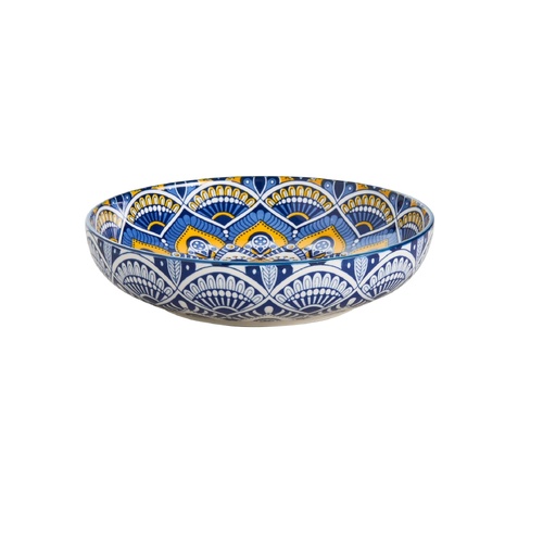 Willkie Brothers 21cm Mediterranean Tile Pasta Bowl