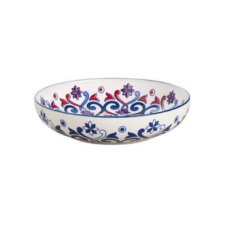 Wilkie Brothers 21cm Mediterranean Flower Pasta Bowl