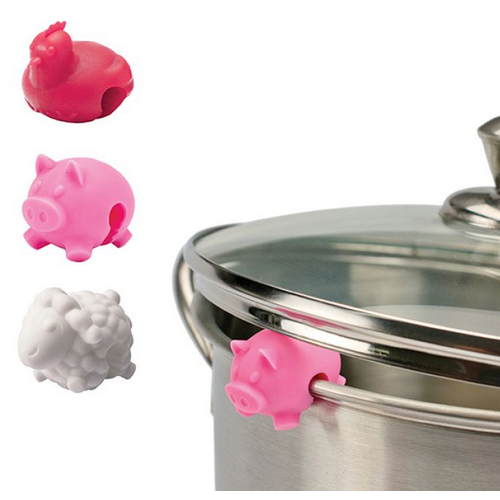 Set of 3 Farm Animal Pot Lid Lifters