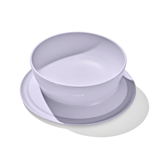 OXO Tot Lilac Stick & Stay Bowl