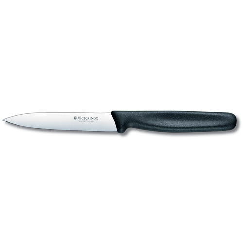 Black 10cm Pointed Blade Paring Knife
