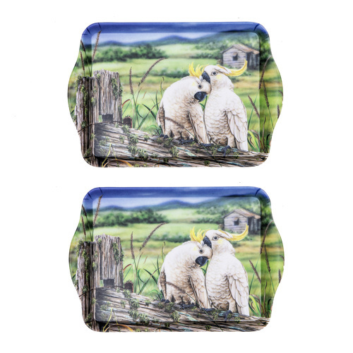 A Country Life Set of 2 Retreat Melamine Scatter Trays