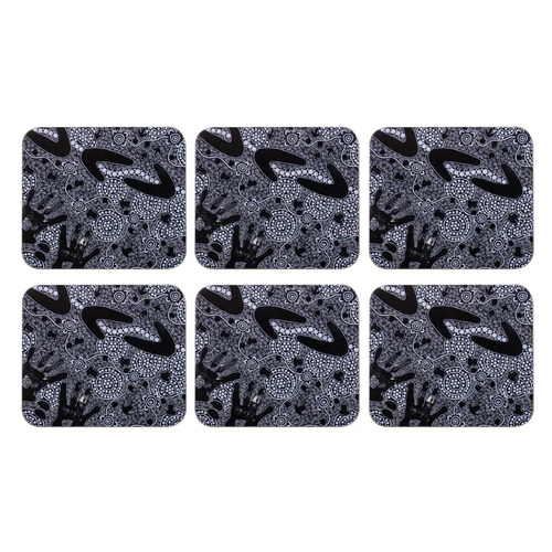 Ashdene Maintaining Our Culture Pack of 6 Cork-backed Coasters