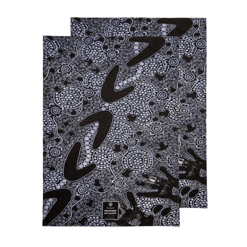 Ashdene Maintaining Our Culture Pack of 2 Cotton Kitchen Towels