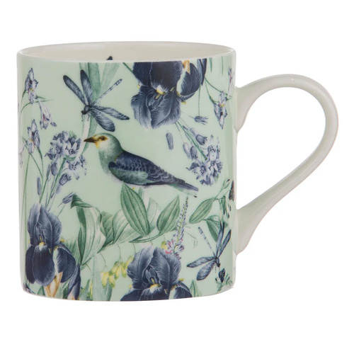 Ashdene Iris Garden Collection Mint 390ml Fine Bone China Mug