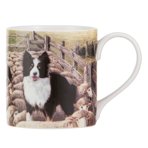Ashdene Working Dogs Sheep Yard 380ml Mug