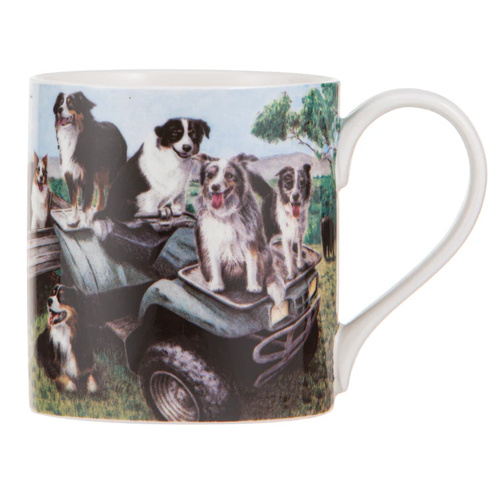 Ashdene Working Dogs Quad Bike 380ml Mug