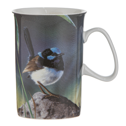 Ashdene Australian Small Birds Collection 330ml Blue Wren Mug
