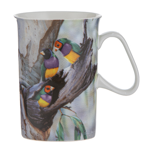 Ashdene Australian Small Birds Collection 330ml Gouldian Finch Mug