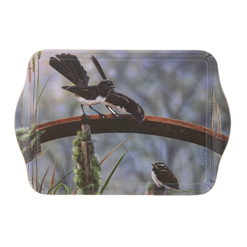 Ashdene Australian Small Birds Collection Willy Wagtail Scatter Tray