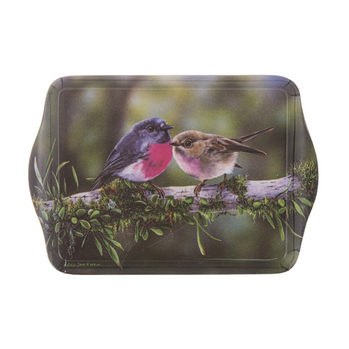 Ashdene Australian Small Birds Collection Pink Robin Scatter Tray
