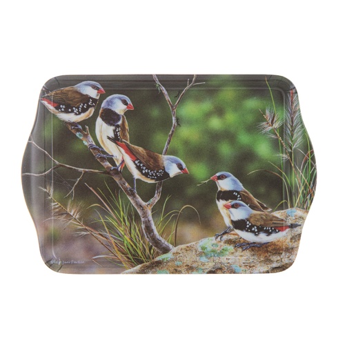 Ashdene Australian Small Birds Collection Diamond Firetail Finch Scatter Tray