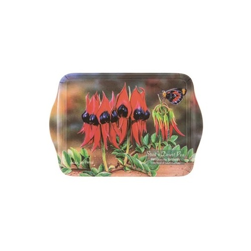 Ashdene Botanical Emblems of Australia Sturt's Desert Pea Melamine Scatter Tray