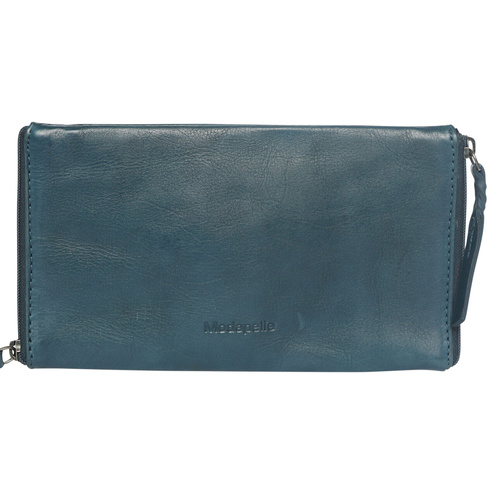 Modapelle Blue Luxury Leather Collection Optical Case