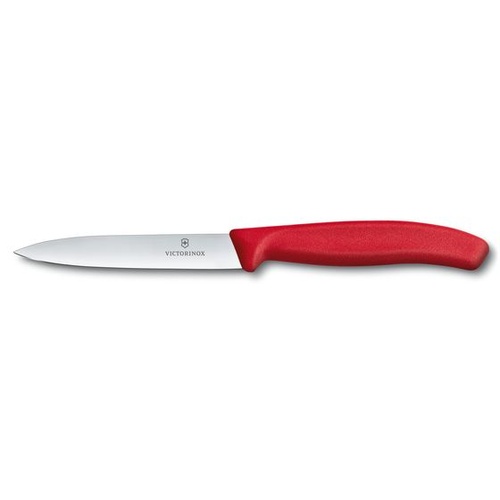 Red 8cm Paring Knife Pointed Blade