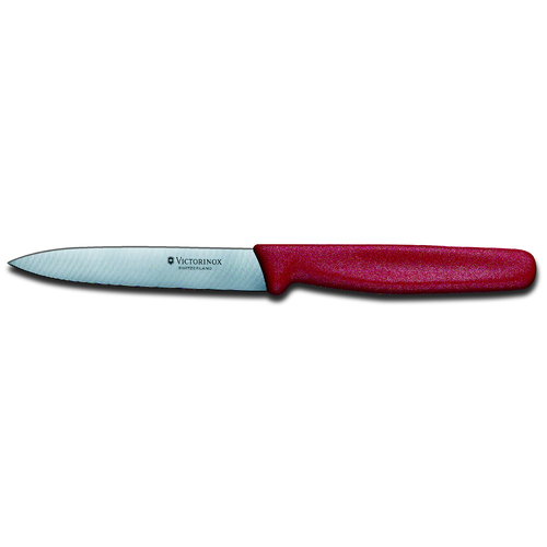 Victorinox Red 10cm Pointed Blade Paring Knife 6.7701.C1