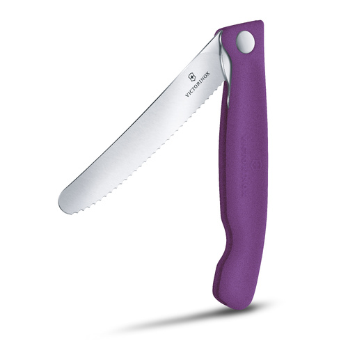 Victorinox Swiss Classic Purple Foldable Picnic Knife 6.7835.FC1